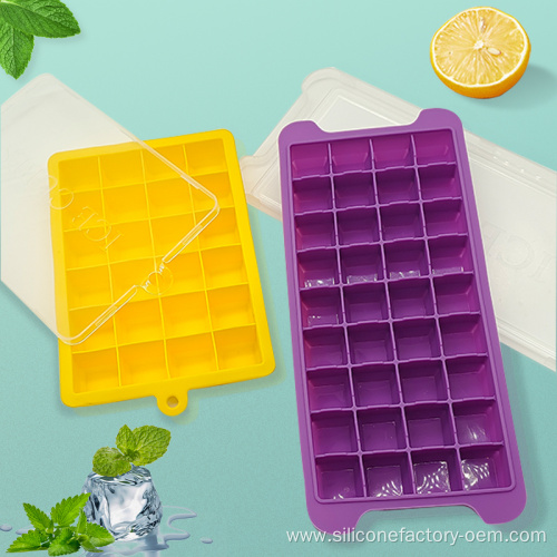 Custom crisp lid design ice cube tray bottle